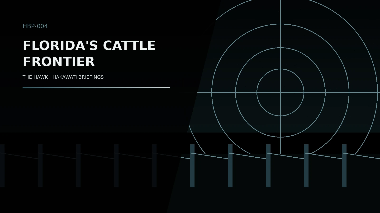 Florida’s Cracker Cattle Frontier — Hawk Briefing Paper on Central Florida and the Space Coast